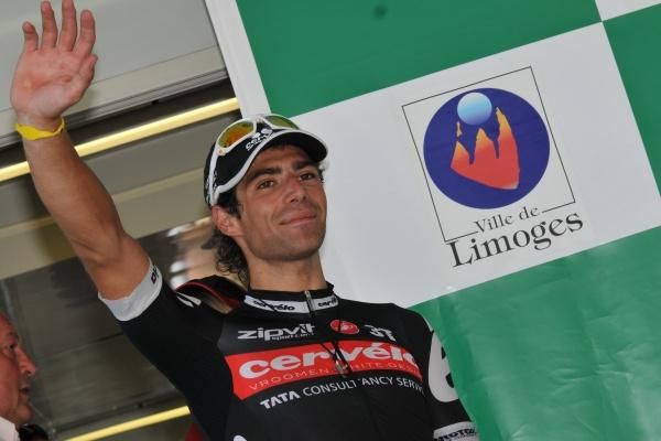 Stage winner Davide Appollonio (Cervelo TestTeam)