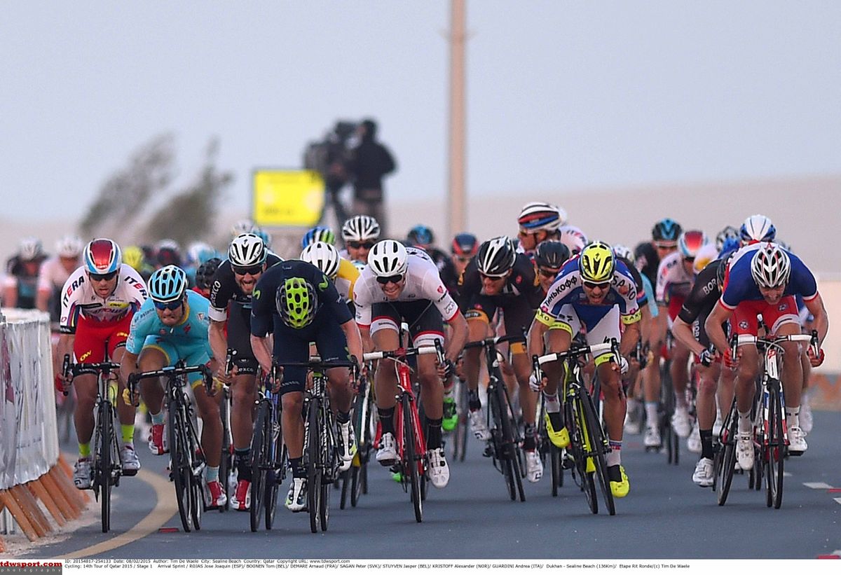 Jos&eacute; Joaquin Rojas takes out the sprint.