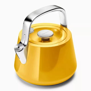 Caraway tea kettle in yellow.