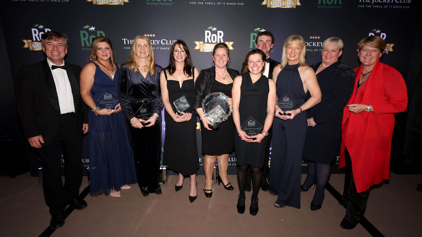 Retraining of Racehorses elite awards winners