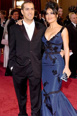 Sami Hayek and Salma Hayek at the Kodak Theatre in Hollywood, California