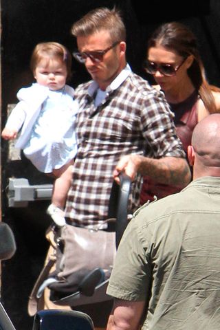 David & Harper Beckham