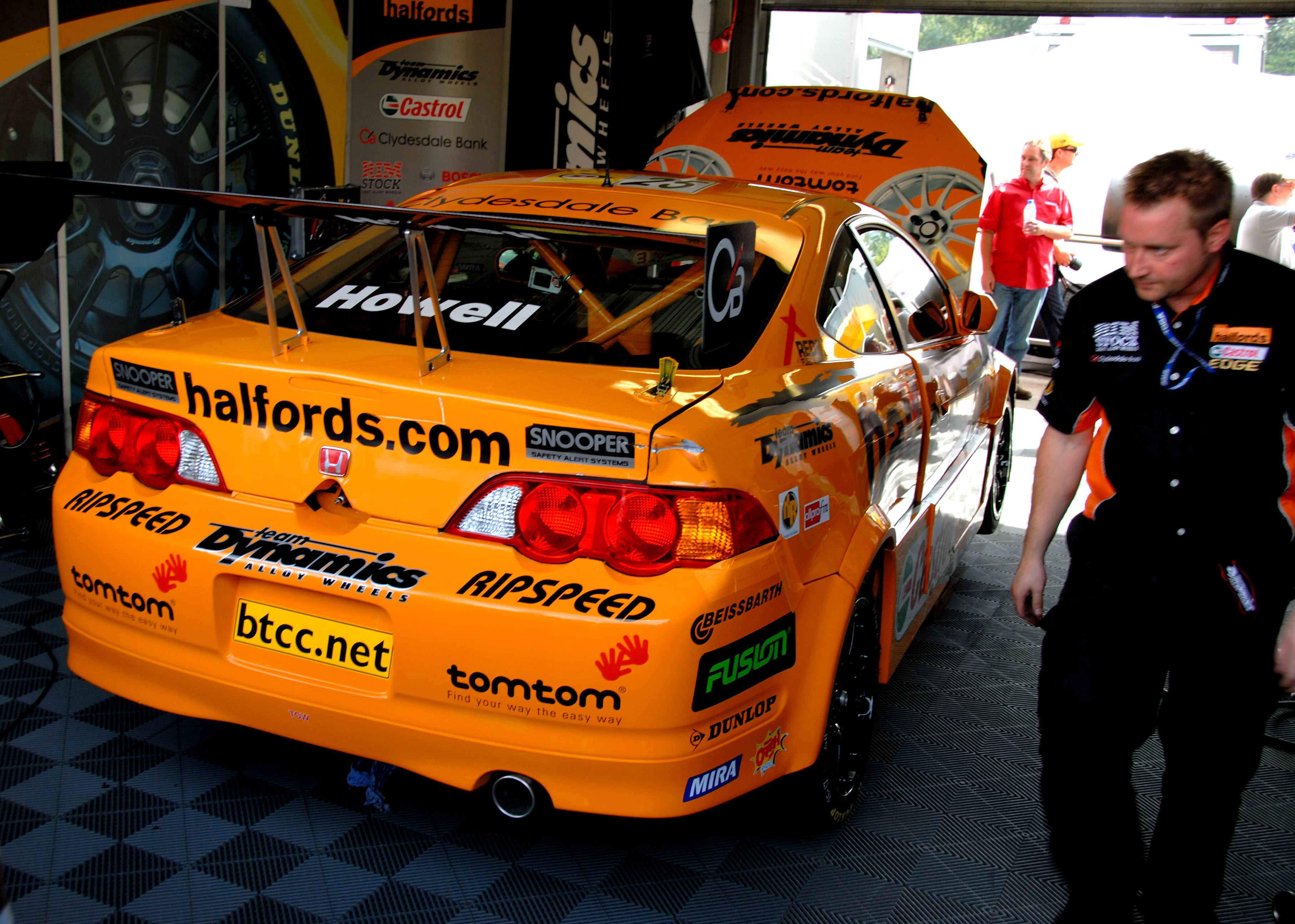 Racing car at Brands Hatch Circuit