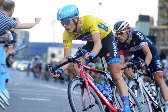 Tour of Britain leader Dylan van Baarle (Garmin Sharp)