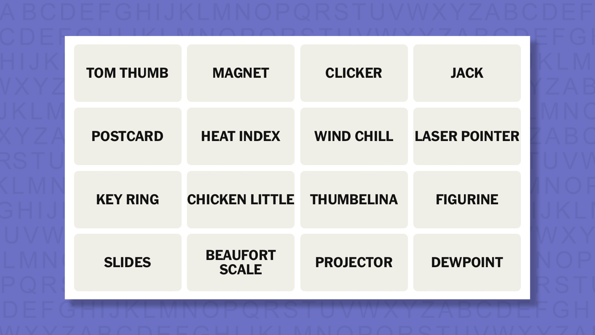 NYT Connections hints for game 859 on a purple background