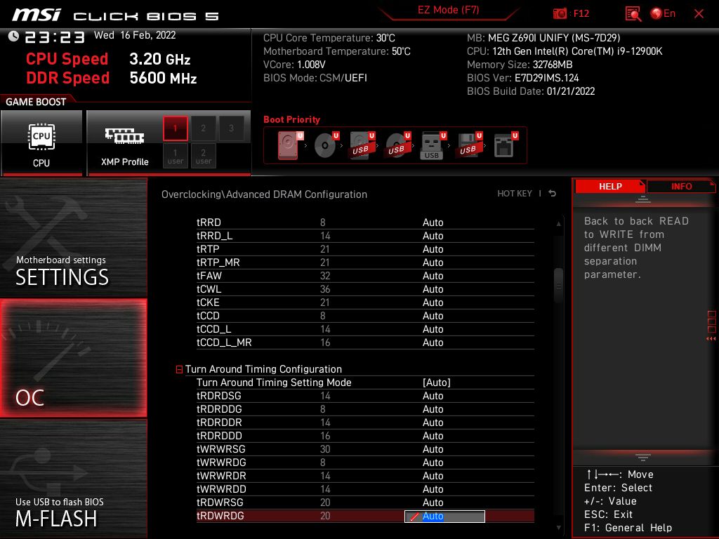 MSI MEG Z690I Unify