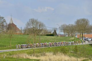 The peloton on stage one of the 2014 3 Days of DePane