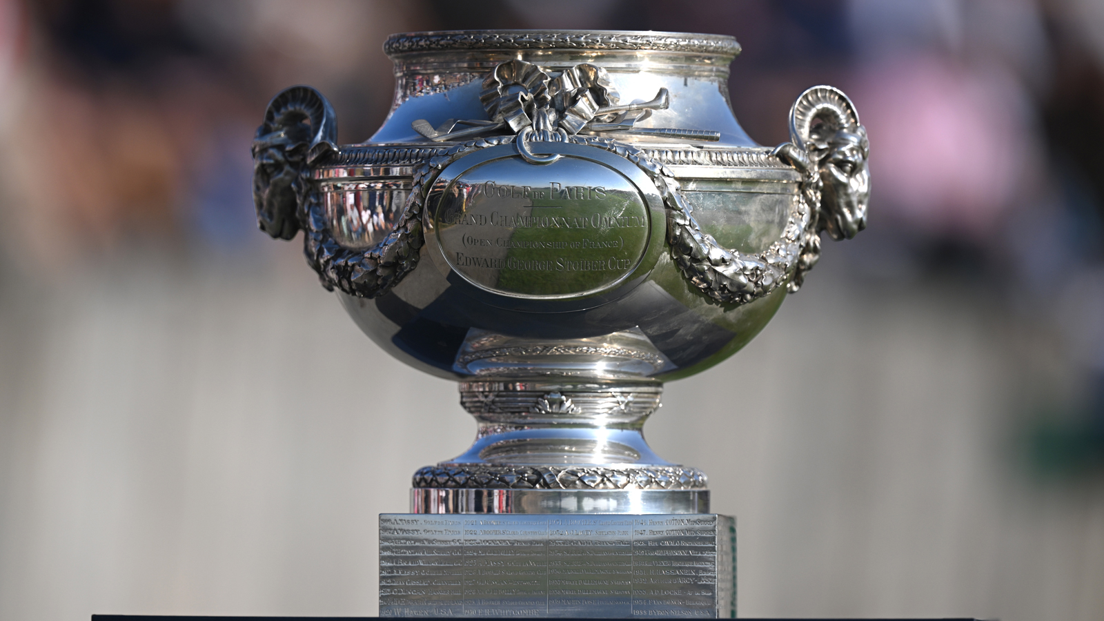 The Open de France trophy