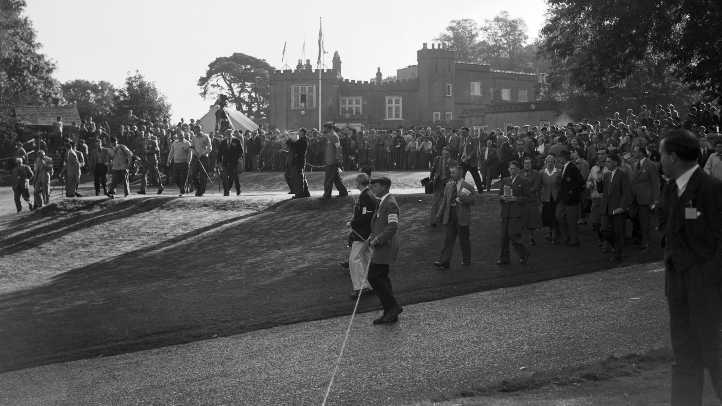 Crowds at the 1953 Ryder Cup