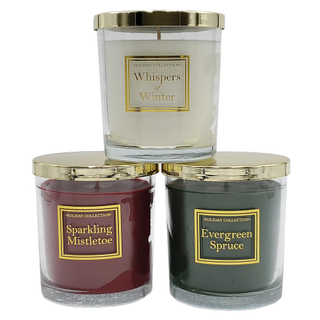 LumaBase Holiday Home Scented Candle Collection from QVC