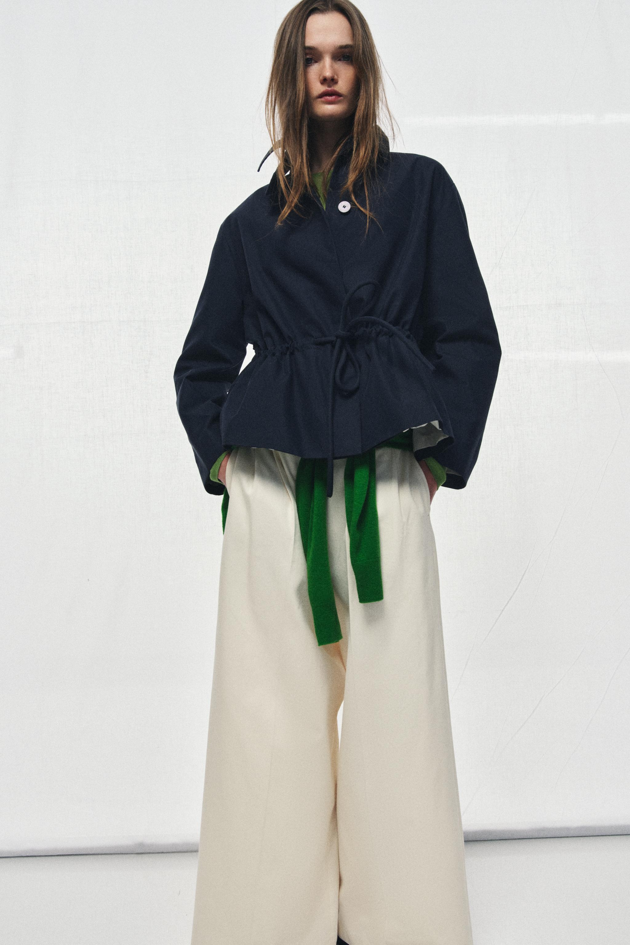 Zw Collection Belted Parka