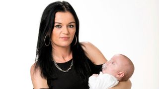 Hayley with baby Cherry in EastEnders