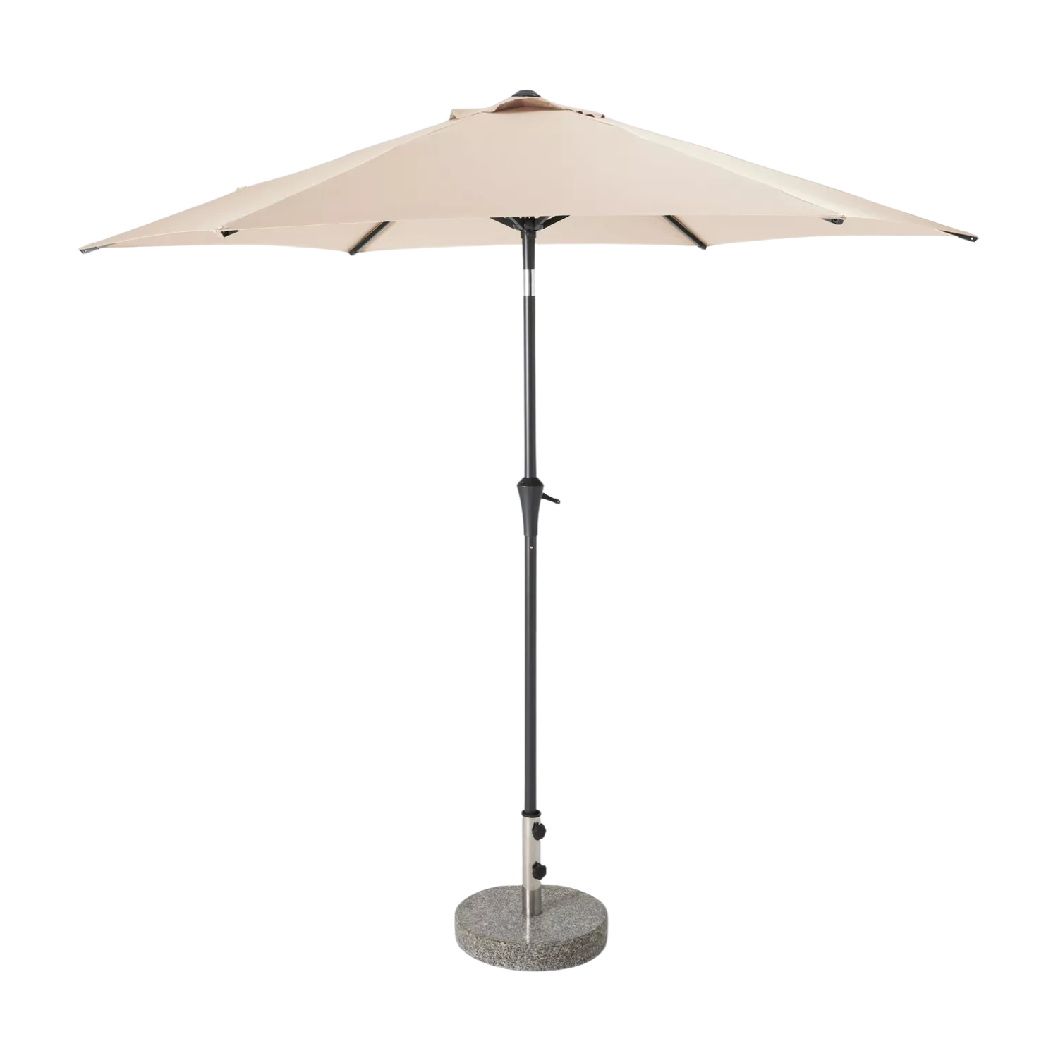 An aluminium garden parasol from John Lewis