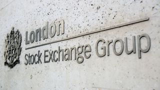 London Stock Exchange sign in financial district