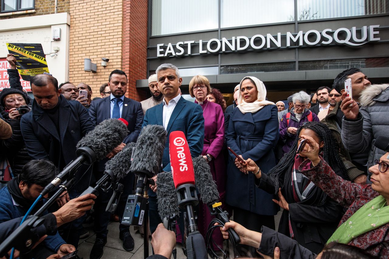 London Mayor Sadiq Khan. 