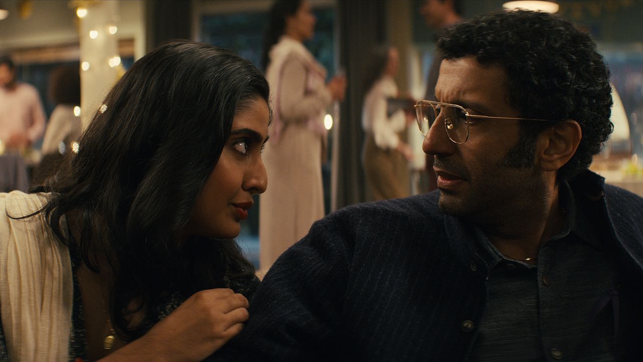Aliza Vellani, left, as Rani Singh, and Adeel Akhtar as Dr. Aditya Singh in "Sweet Tooth" on Netflix.