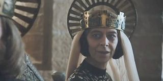 Kate Dickie in the trailer for The Green Knight.