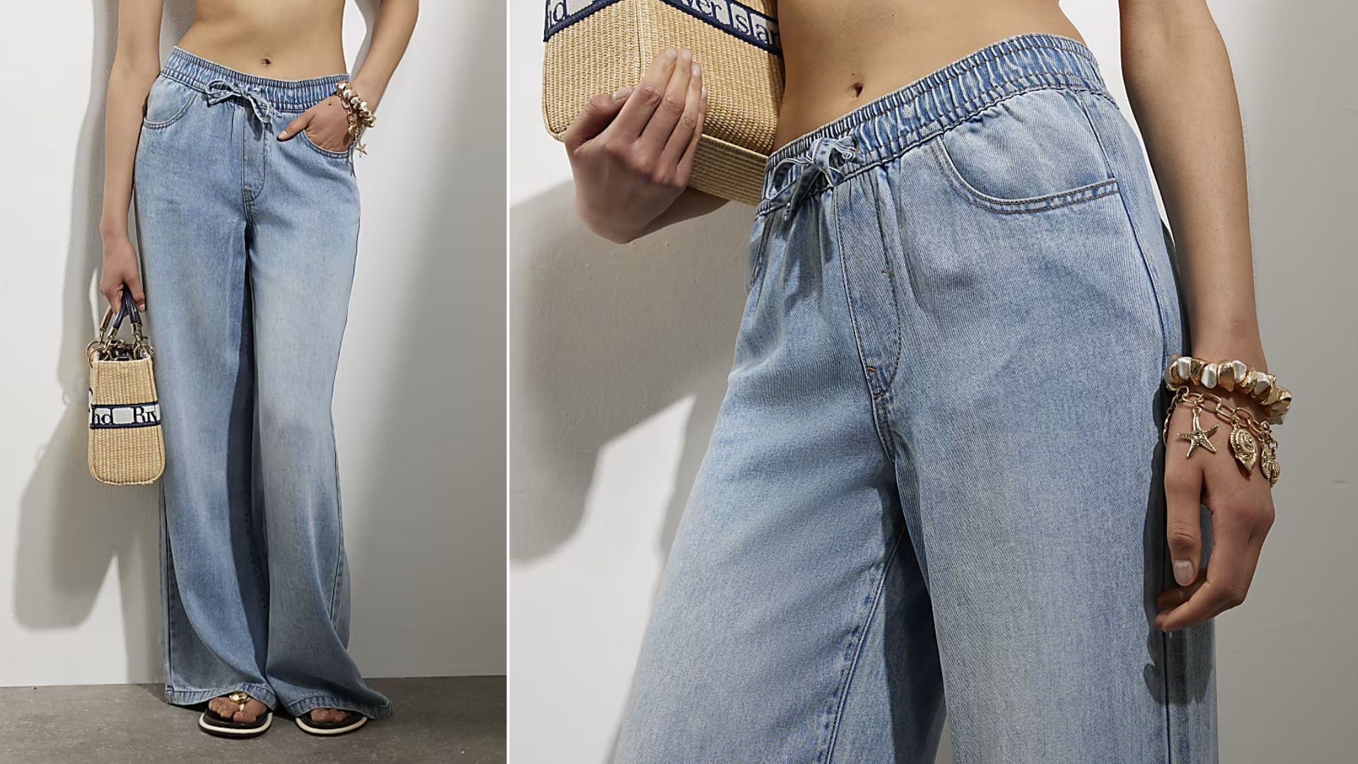 River Island pyjama jeans