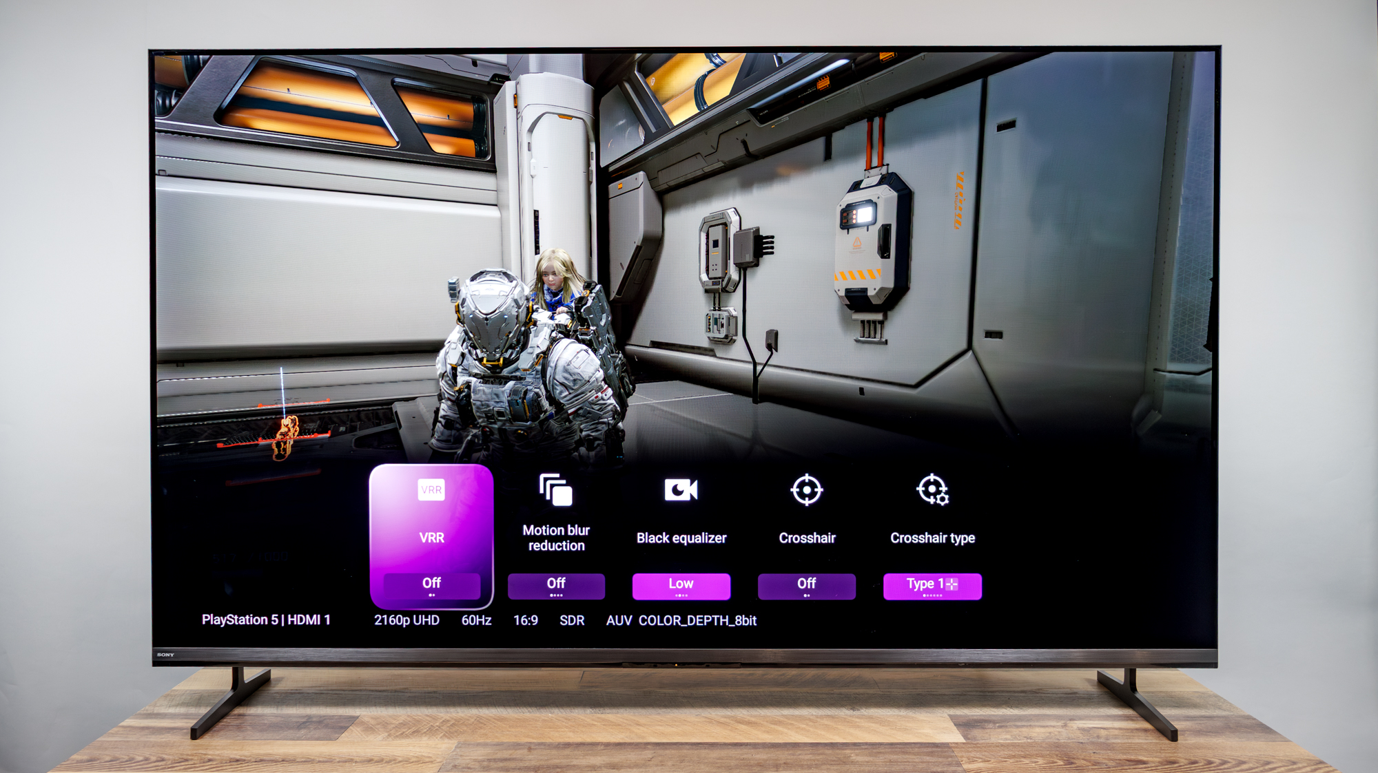 A Sony Bravia 3 II TV on a desk