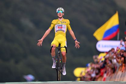 Tadej Pogacar wins stage 14 at the Tour de France 2026