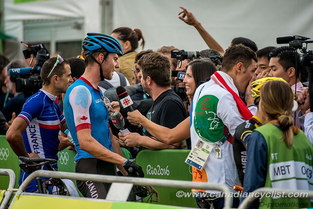 Mix Zone, post race interviews