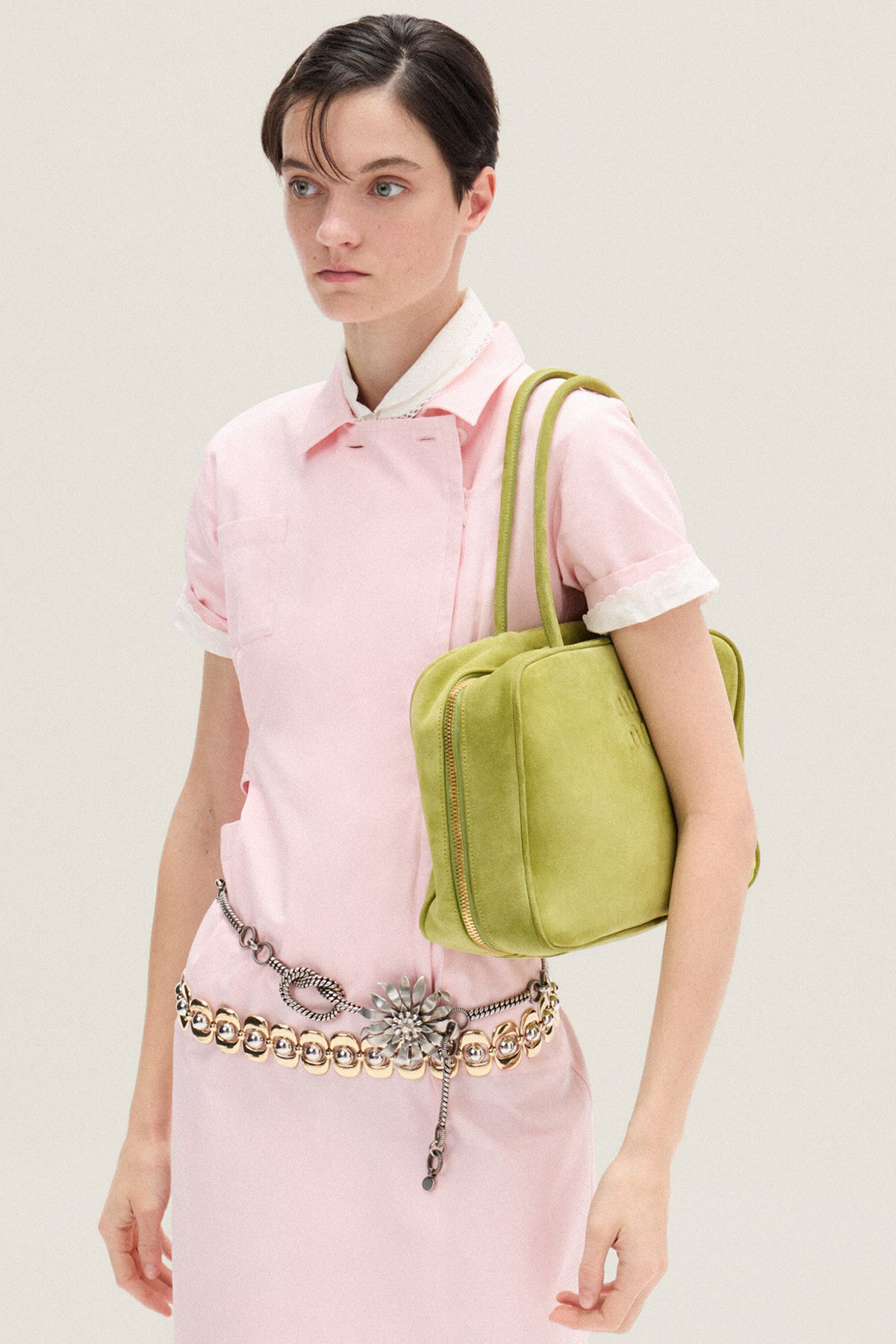 Suede Beau Bag 