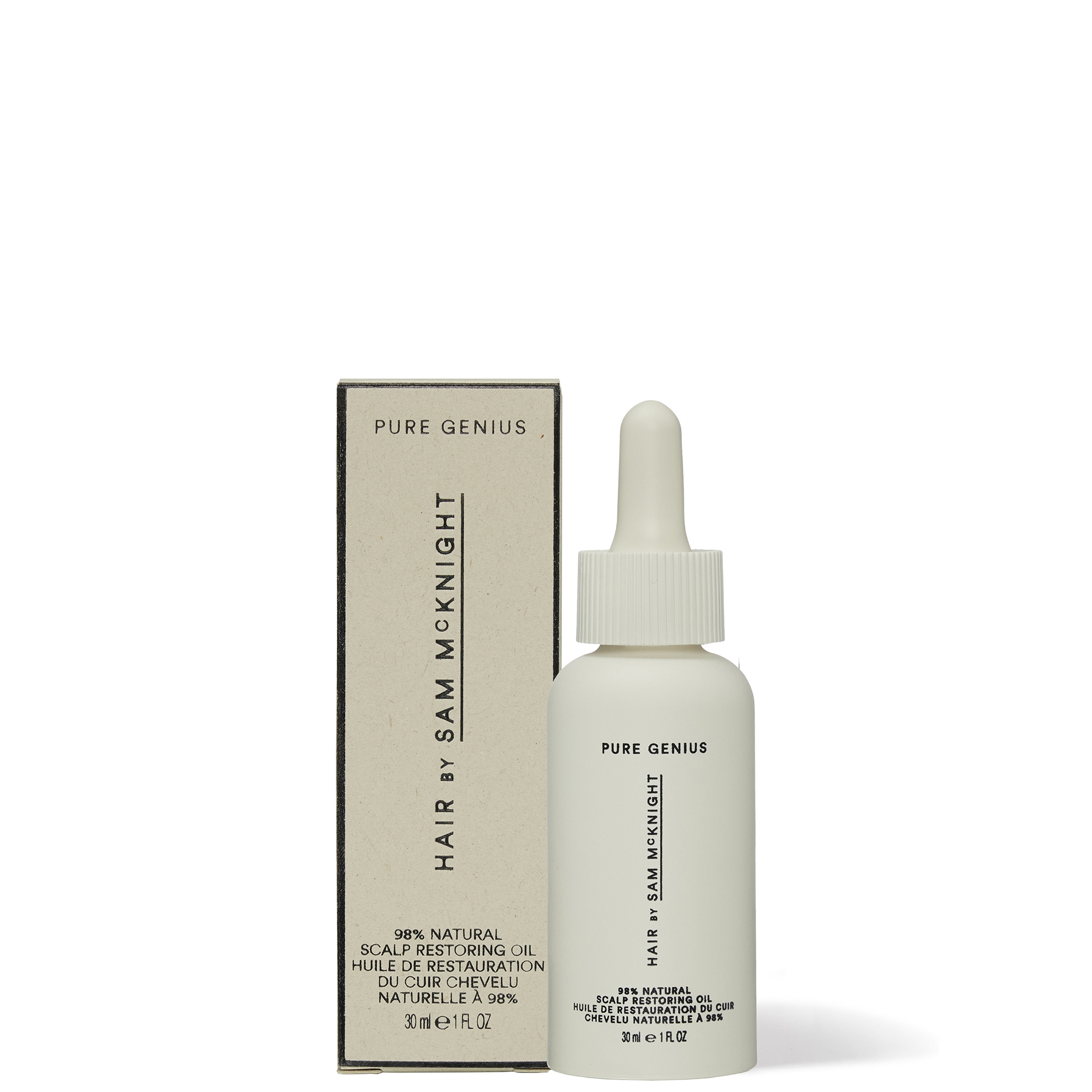 Hair by Sam Mcknight Pure Genius 98% Natural Scalp Restoring Oil 30ml
