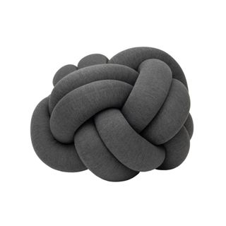 knot grey floor cushion