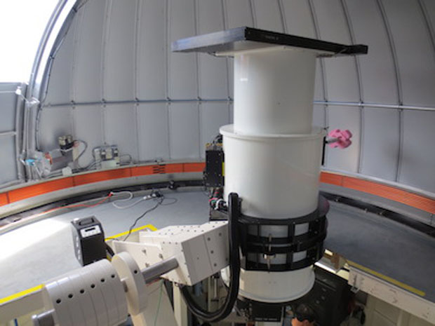 The first Asteroid Terrestrial-impact Last Alert System telescope, or ATLAS 1, has been completed atop Maui&#039;s Haleakala volcano in Hawaii. The ATLAS telescope is one of two planned to search for potentially dangerous asteroids that might pose a threat to 