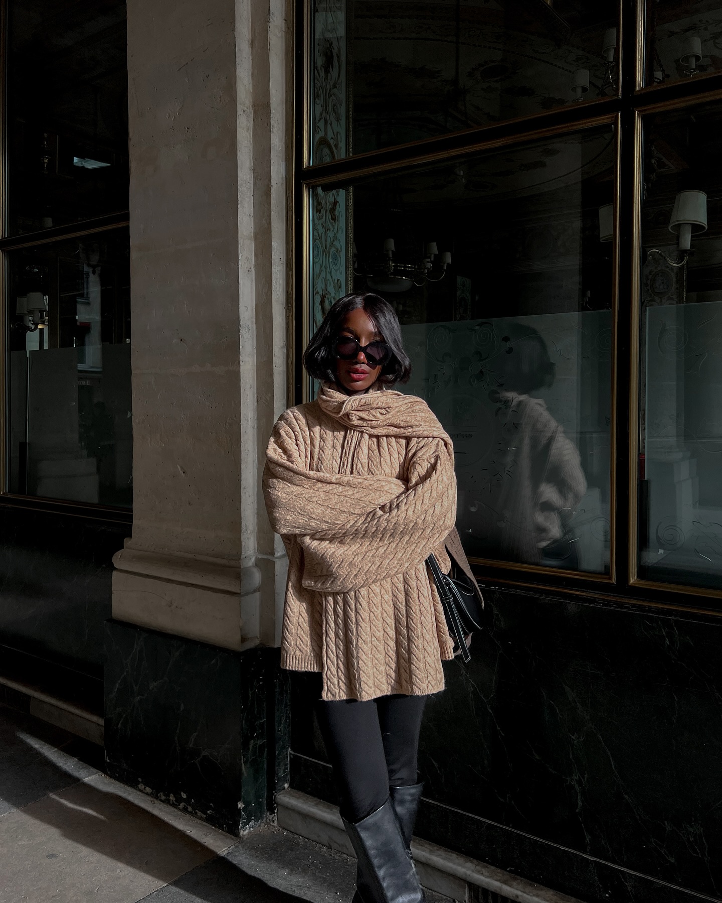 French girl knitwear outfits