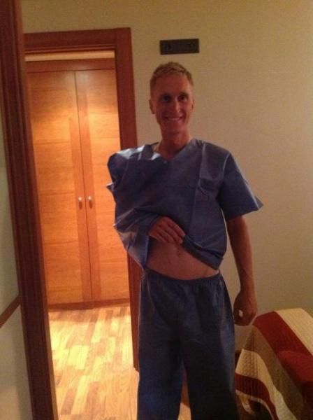 Enrico Gasparotto (Astana) is leaving the Vuelta with triple collarbone fracture