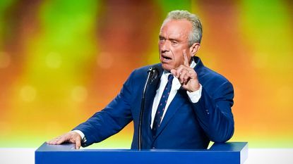 Health Secretary Robert F. Kennedy Jr. speaks at the Republican convention in Dallas.