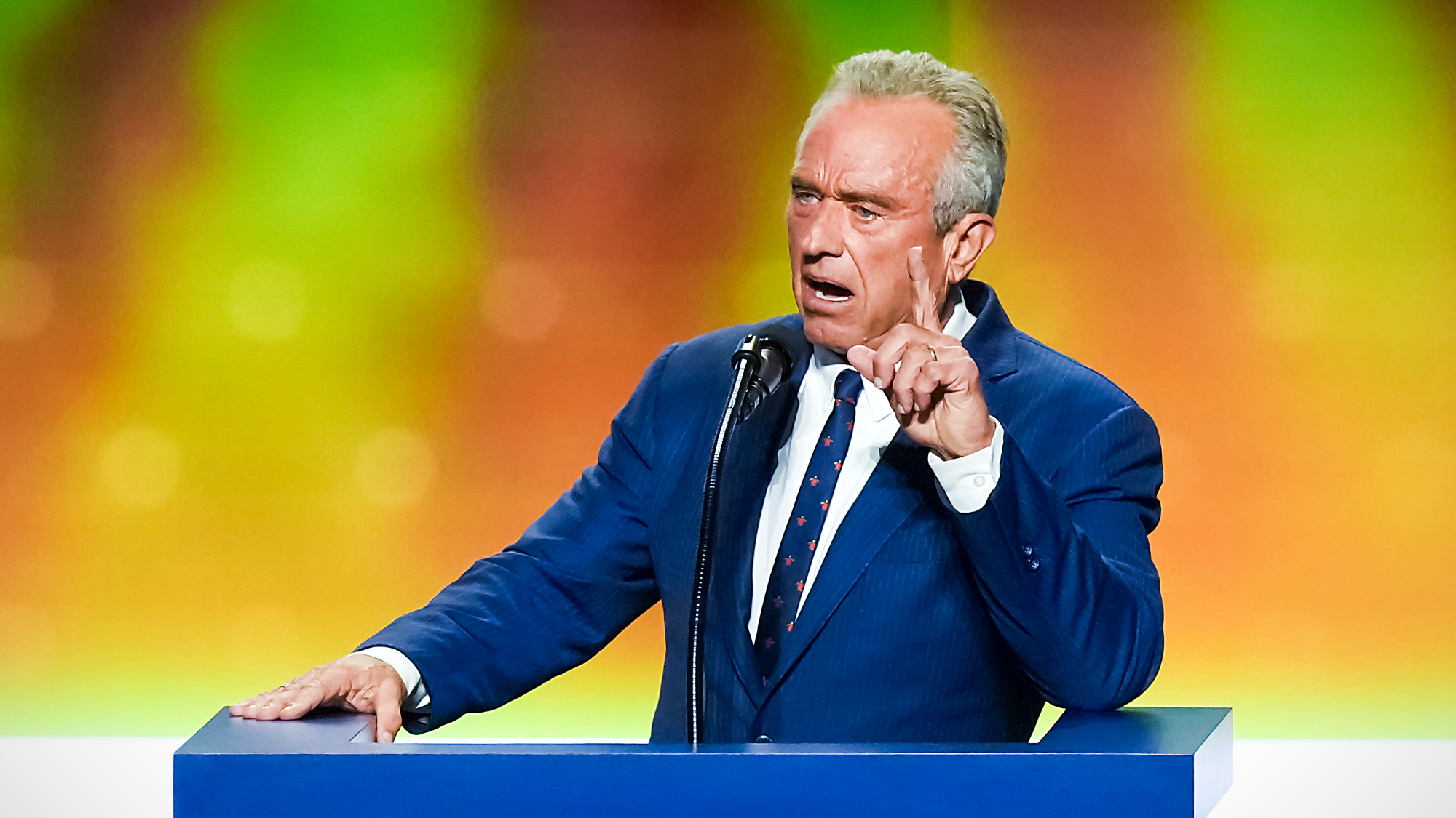 Health Secretary Robert F. Kennedy Jr. speaks at the Republican convention in Dallas.