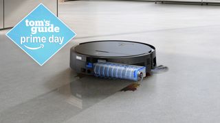 Ecovacs vacuum with badge
