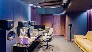 The new Dolby Atmos control room at the Centre des Musiques Actuelles in Geneva.