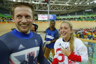 That's ten gold medals between Jason Kenny and Laura Trott now