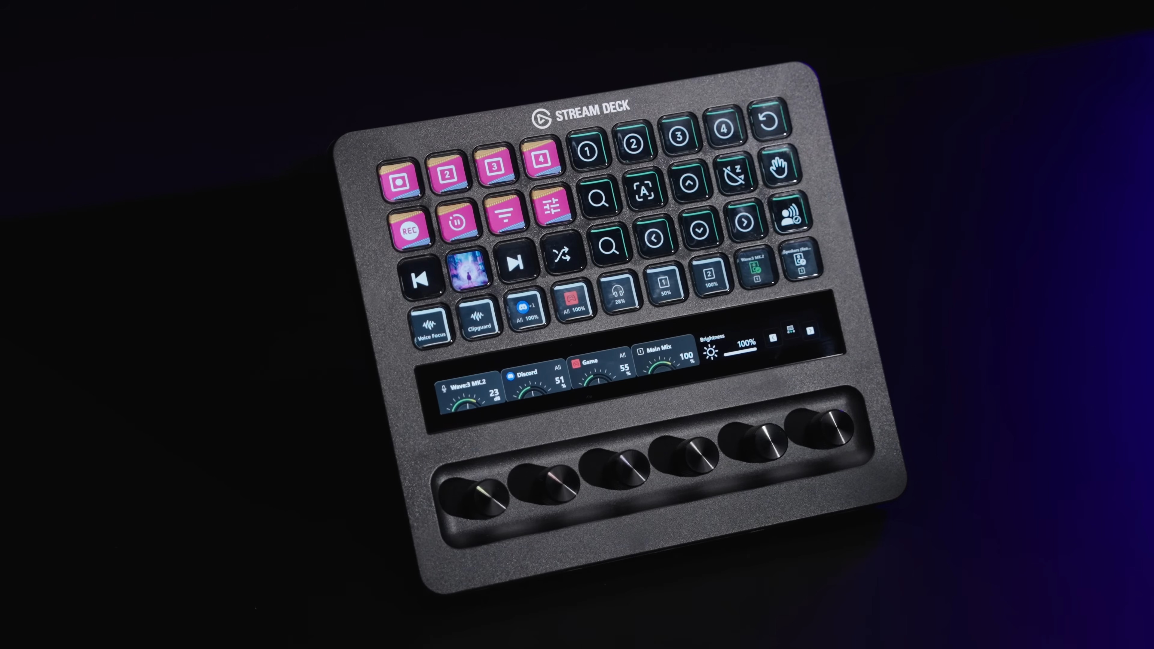 A reveal image of the Elgato Steam Deck+ XL