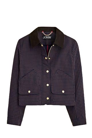 Short Barn Jacket™ in Plaid