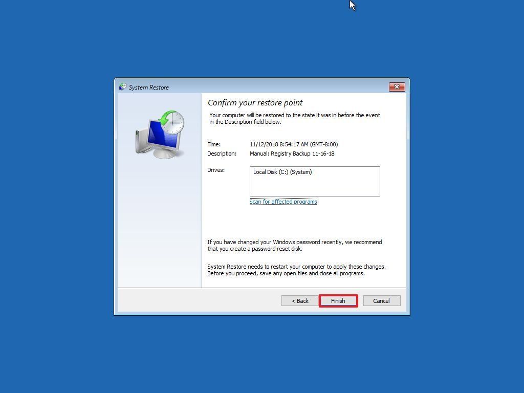 Backup Entire Registry