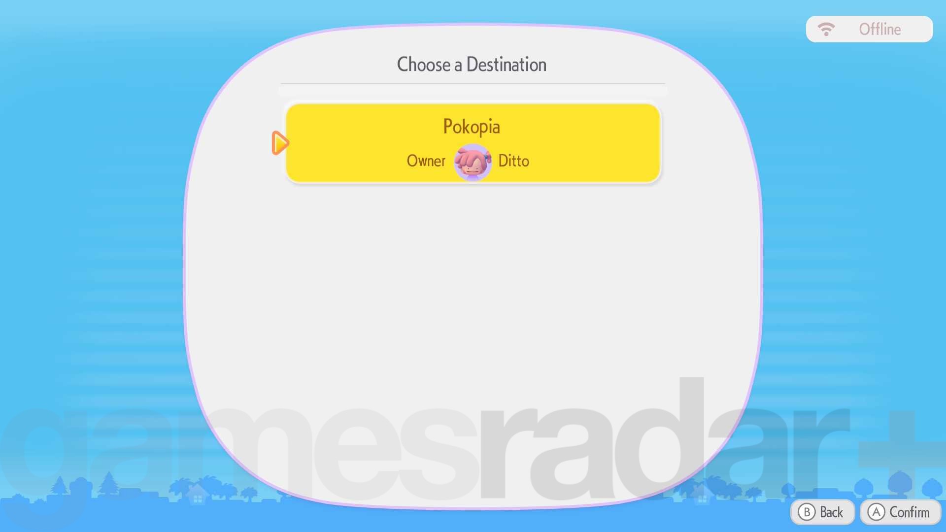 The Join Island menu in Pokopia where you can join someone else's Cloud Island.