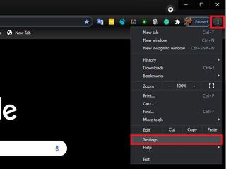 How to clear cookies in Chrome – settings menu