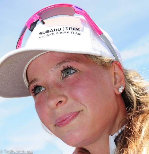 Sea Otter cross country winner Emily Batty (Subaru-Trek)
