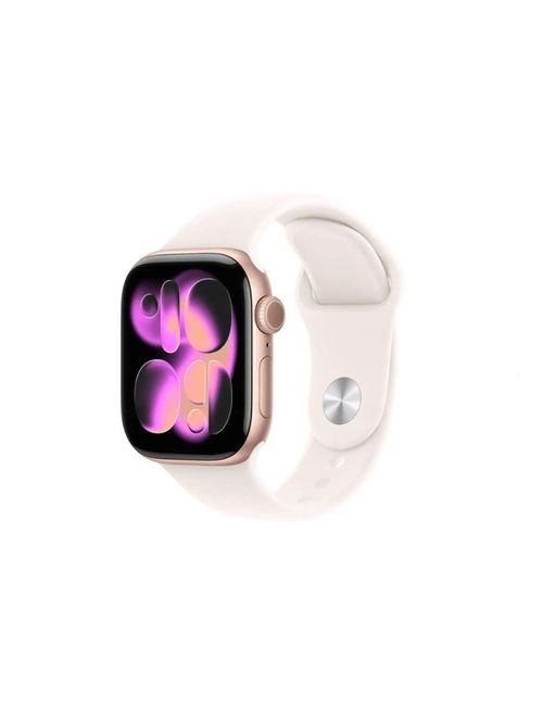 Apple Watch with Light Blush Sport Band