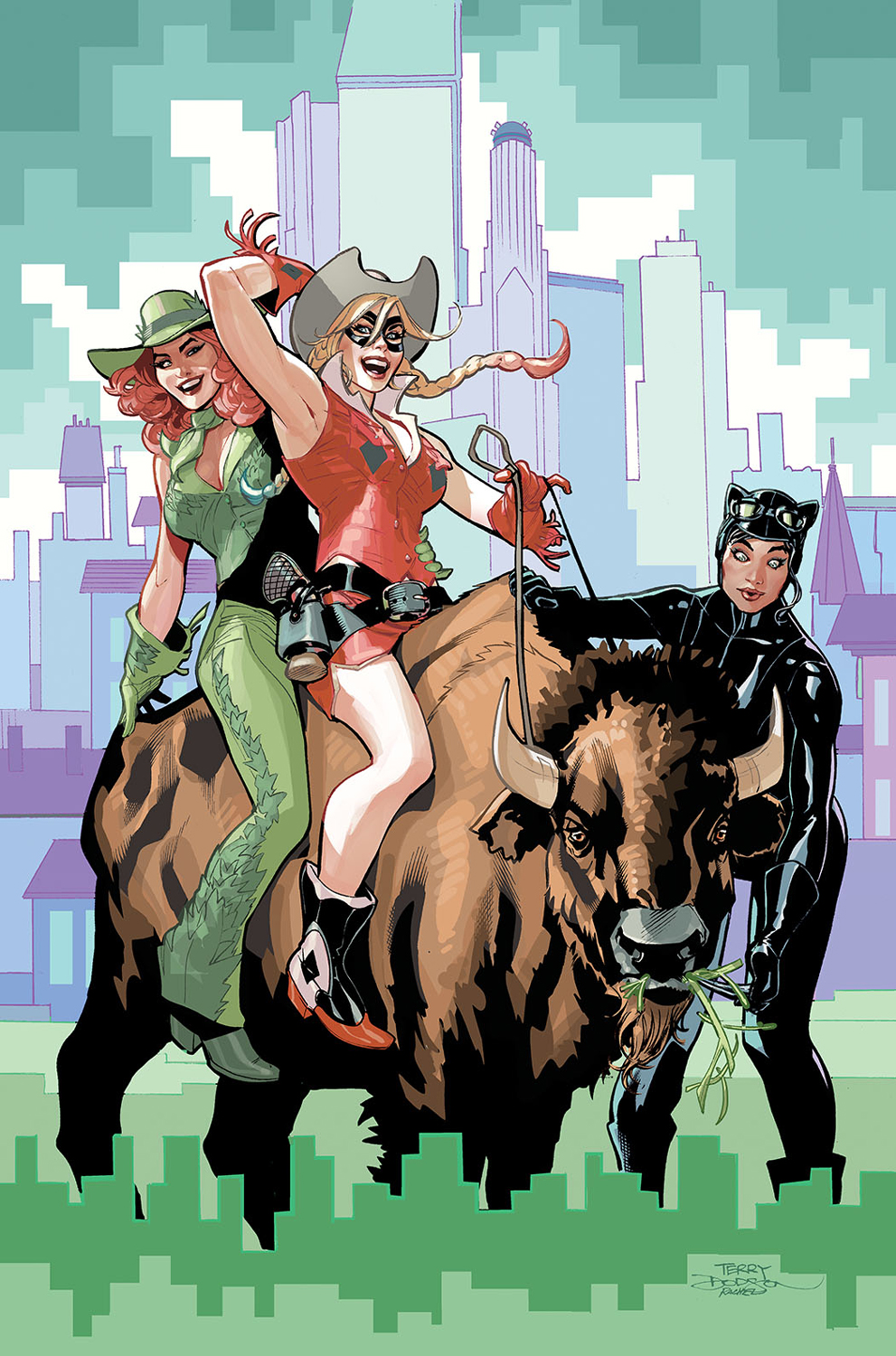 The main cover for Gotham City Sirens #1