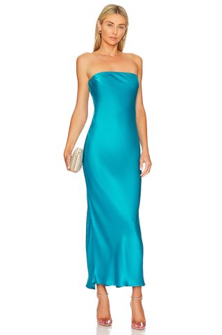 X Revolve Angel Strapless Midi Dress