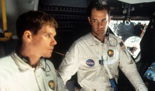 Tom Hanks And Kevin Bacon Looking Intently In Apollo 13