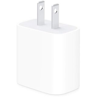 Apple 20W USB-C Power Adapter on a white background