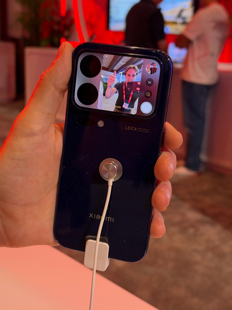 Xiaomi 18 Pro in TechRadar writer's hand
