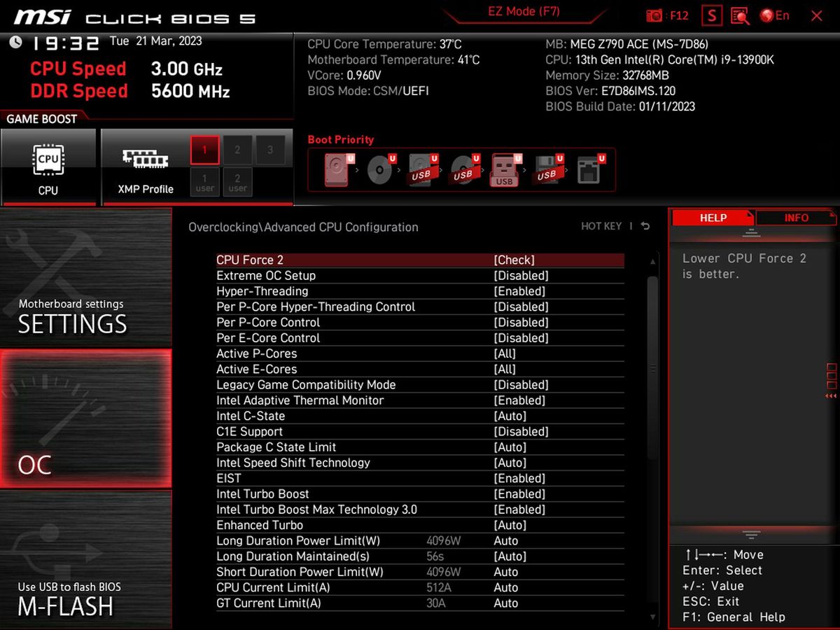 MSI MEG Z790 Ace