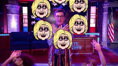 Stephen Colbert sings a trippy song about Hillary Clinton